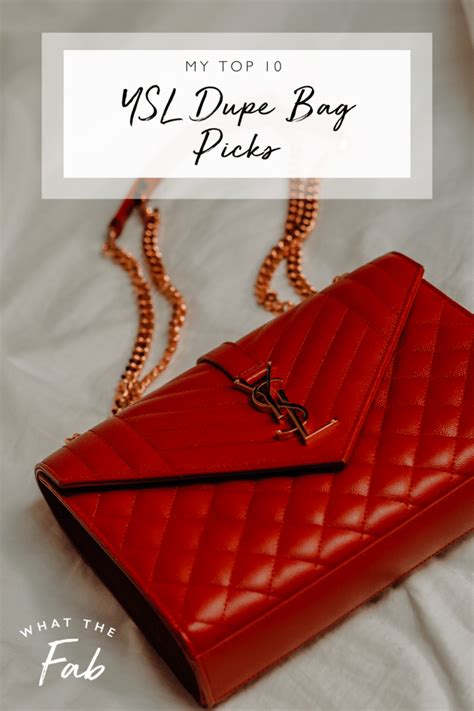 Top 10 YSL Dupe Bag Picks You HAVE to See: Get the Look